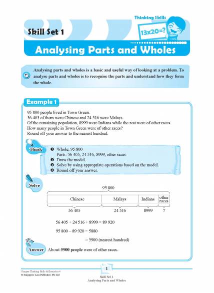 Conquer Thinking Skills & Heuristics for Primary Levels Workbook 4