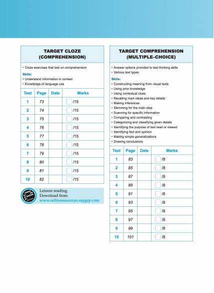 Assessment Books