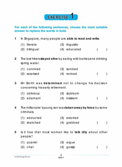 Primary 6/PSLE