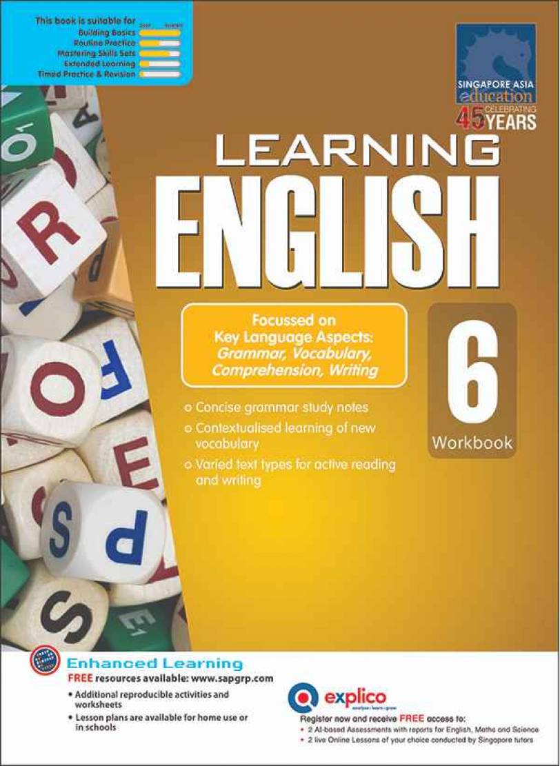 Learning English Workbook 6 + YooBook