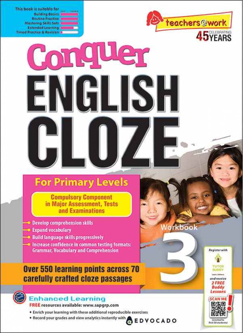 Conquer ENGLISH CLOZE Workbook 3