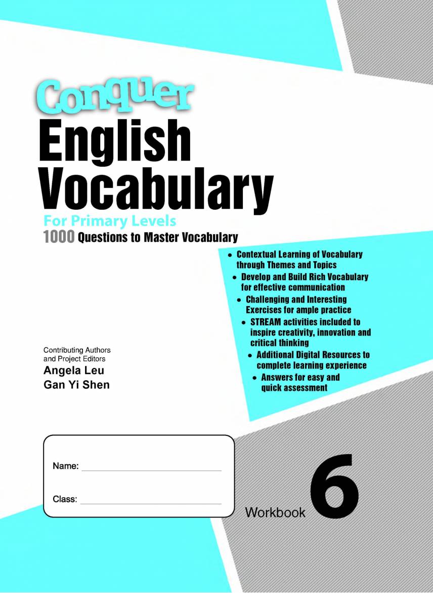 Conquer Vocabulary Workbook 6 (REVISED NEW)