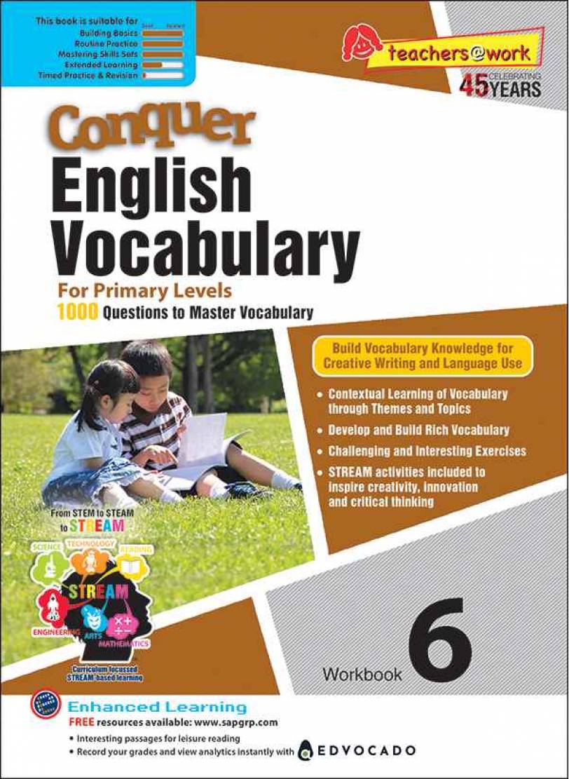 Conquer Vocabulary Workbook 6 (REVISED NEW)