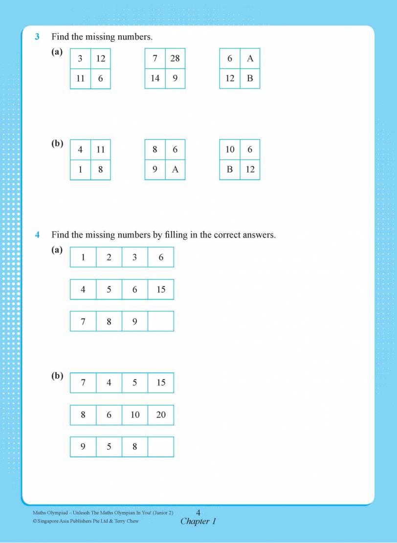 Maths Olympiad Junior 2